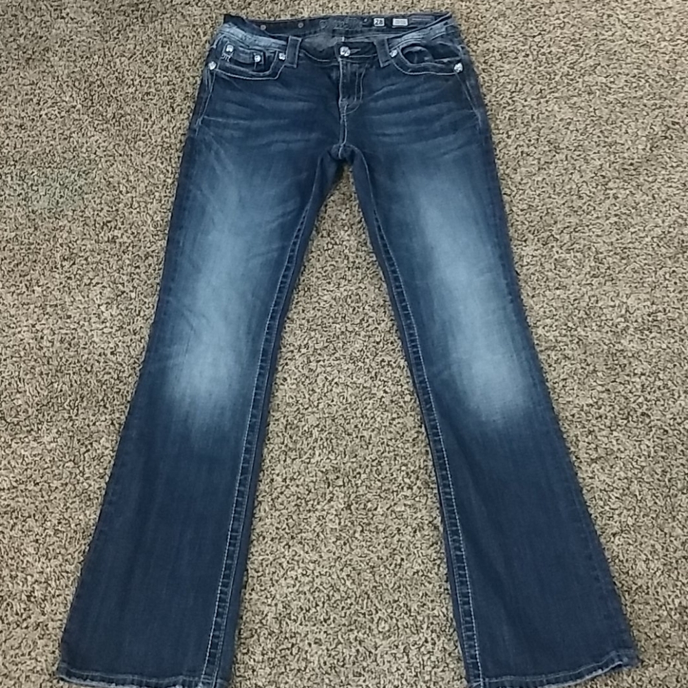 Miss Me Mid Rise Easy Boot jeans